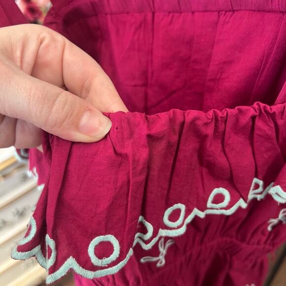 NWT Roller Rabbit Peonia Embroidered Eleanor Dress - Picture 9 of 13